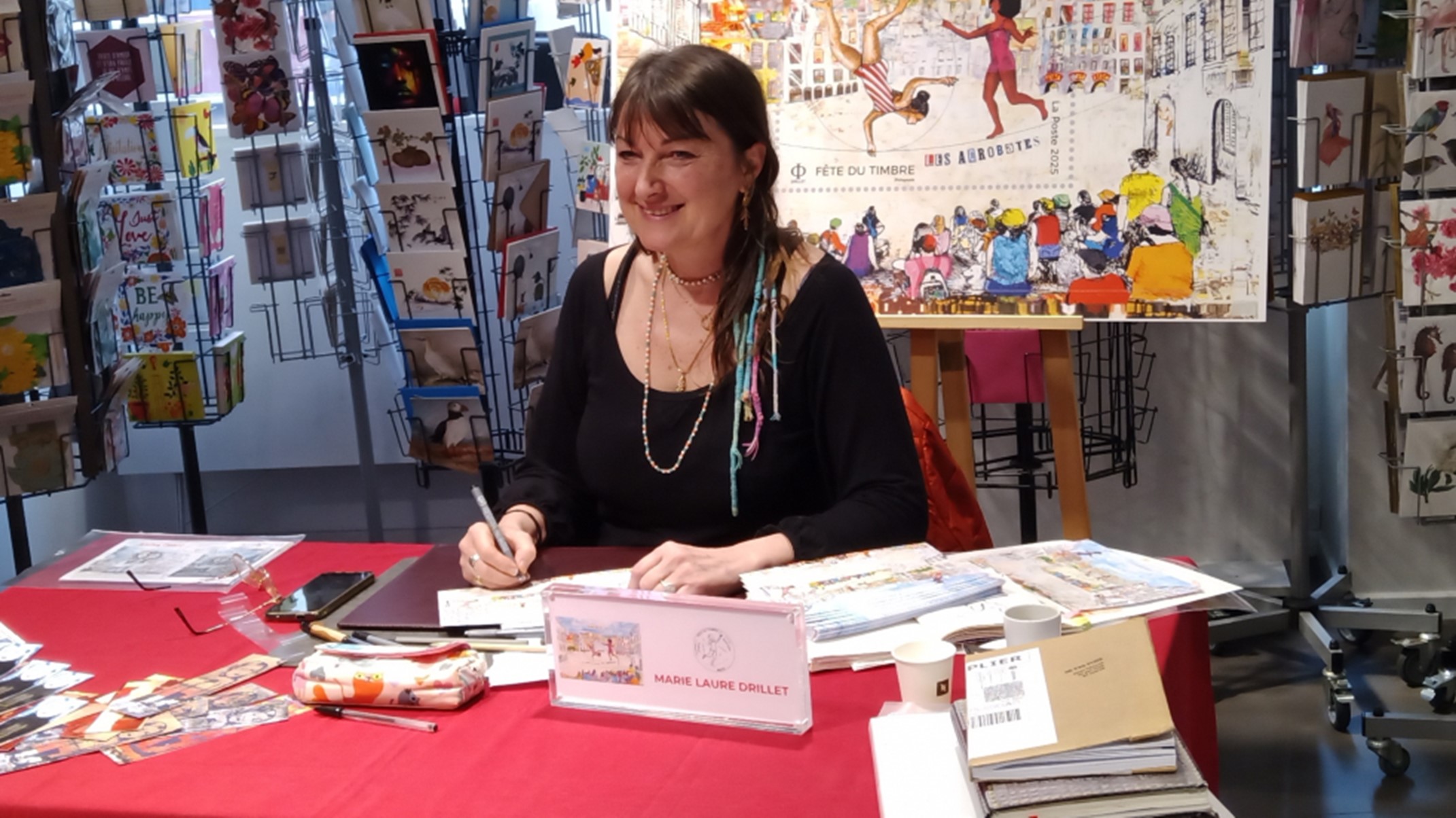 Photo de Maris Laure Drillet au Carré d'Encre
