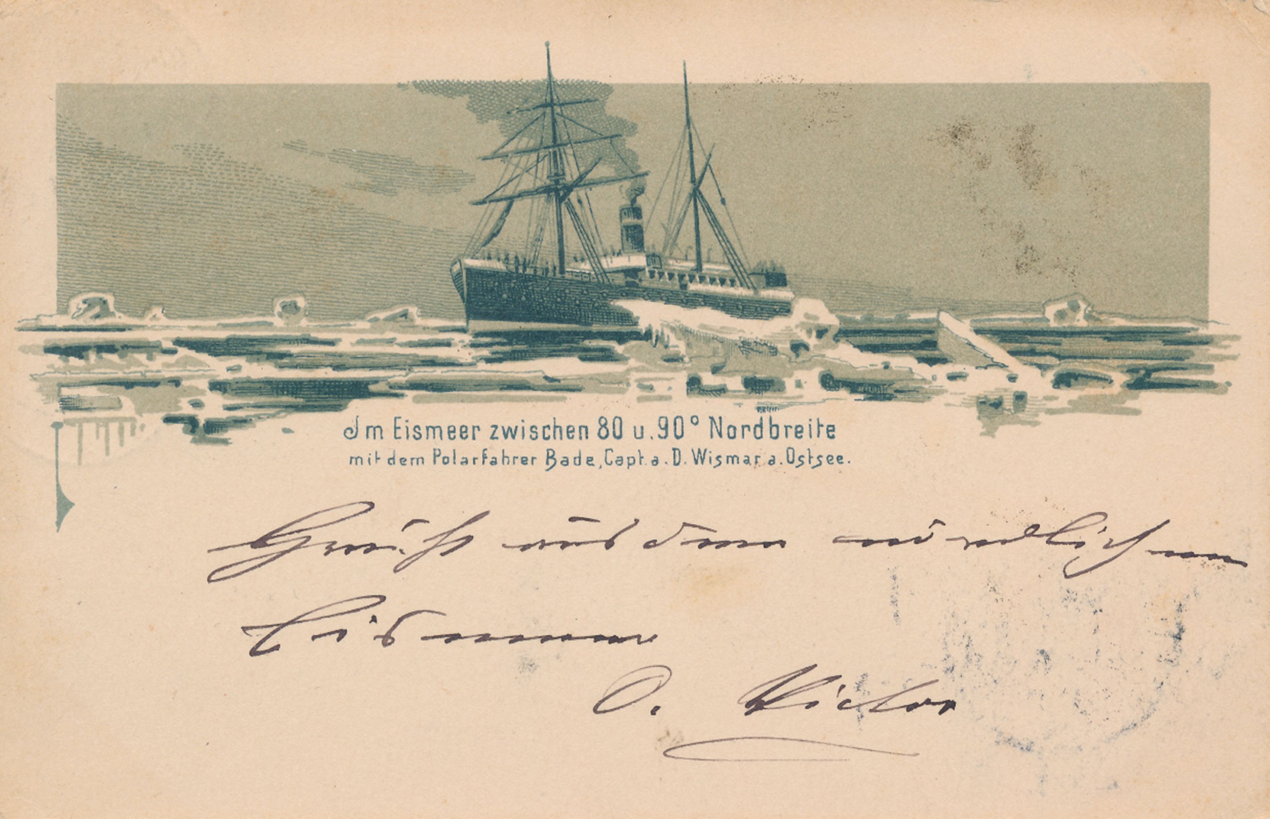 Carte postale pour Saltzbourg.
